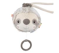 Fehn Sloth Music Box, Plush and Sleep Aid Musical Box with Sweet Melody Brahm Lullaby Melody in German Language Soothing for Babies and Toddlers from 0 Months