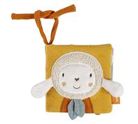 Fehn Stoffbuch Schaf fehnNATUR - Bilderbuch mit Bio-Baumwolle aus kontrolliertem Anbau (kbA) - fördert Sinne & Motorik - der ideale Begleiter für zuhause & unterwegs - für Babys AB Geburt