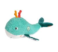Fehn Whale Sleep Aid - Sleep Aid with Sound Module: Cuddly Toy with Removable Electronic Sound Module with Cry Sensor, for Babies and Toddlers from 0+ Months