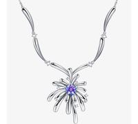 Fei Liu Carpe Diem Silver Crystal Crossette Necklace CAR-925R-103-SWCZ