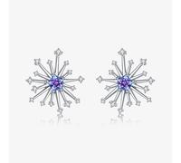 Fei Liu Carpe Diem Silver Crystal Sparkler Stud Earrings CAR-925R-203-SWCZ