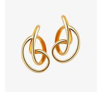 Fei Liu Serenity Gold Plated Twist Stud Earrings SER-925G-203-0000