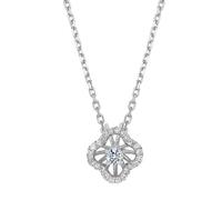 Fei Liu Silver Cubic Zirconia Cascade Necklace - F7116