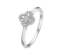 Fei Liu Silver Cubic Zirconia Cascade Ring - F7114
