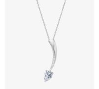 Fei Liu Sterling Silver Cubic Zirconia Shooting Star Pendant Necklace STR-925R-301-CZ00