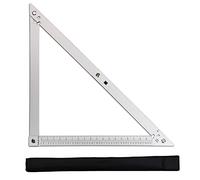 FEI-RONG 24 Folding Square - Aluminum & Carbon Steel Framing Square | 45-90 Degree Adjustable Angle Ruler for Roofing, Stair Work, Woodworking | Includes Carrying Case