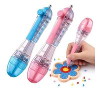 FeiatPogra 2.6mm Fuse Bead Pen, Precision Bead Dispenser Tool with Large Transparent Body & Ergonomic Design for Adult Crafts, DIY Art Projects, Bead Kits and Classroom Activities