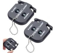 FeiatPogra 2 Pack Golf Stroke Counter for 2 Players Click Golf Score Counter with Lanyard Portable Shot Counter Score Keeper for Training Practice Match Play
