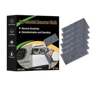 FeiatPogra Car Scratch Remover Cloth 6 Pack, Nano Sparkle Magic Cloth for Light Car Paint Scratch Repair and Surface Care