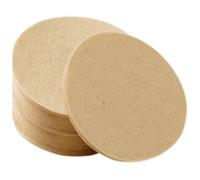 FeiatPogra Coffee Filter Papers 600 Count for 2.5 Inch Unbleached Natural Brown Paper Filters, Compatible with AeroPress Original, Go & Clear Coffee and Espresso Makers (64mm Round)