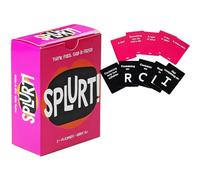 FeiatPogra Party card game - Fast Reaction Say It First Game, Quick Thinking Word Card Game for 2 Players, Compact Party Card Games UK Edition
