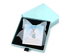 FeiatPogra Something Blue for Bride, Exquisite Wedding Bouquet Charms, Women's Clasp Charms, blue garter, Bridal Shower Engagement Wedding Gifts for Bride to Be