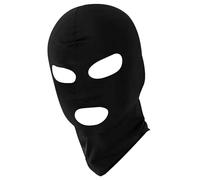 Feibety 3-Hole Full Face Balaclava Face Mask Black Ski Mask Unisex Windproof Warm Balaclava Soft Breathable Motorcycle Full Face Mask One Size Lightweight Full Face Cover for Outdoor Activities