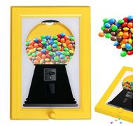 Feibety Candy Dispenser Picture Frame,Handy Sweet Dispenser Picture Hanging Candy Frame,Interactive Gumball Machine in a Frames,Wall Mounted Candys Dispensers for Decor Holiday Presents