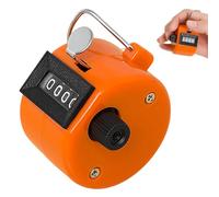 Feibety Handheld Mechanical Tally Counter - 4-Digit Clicker Counter for People, Golf, Knitting, Lap Counting & More - Portable Manual Number Counter for Sports, Coaching & Daily Use