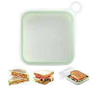 Feibety Portable Lunch Box Sandwich Case for Kids Adult Food Container Food Grade Bento Storage Sandwich Box, Meal Prep Containers Dishwasher and Microwave Safe, BPA Free for Picnic, School, Office