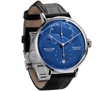 FEICE Bauhaus Mechanical Watch Men's Analog Waterproof Automatic Casual Dress Watches with Domed Mirror Leather Bands Date Premium Stainless Steel Watch Scratch-Resistant & Waterproof Durable for