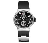 FEICE Men’s Automatic Watch Mechanical Analog Waterproof Wrist Watches Sapphire Sport Swimming Mens Watch Simple Casual Dress Watches for Men FM1405-silicone Black Tape