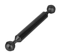 FEICHAO 1 inch Double Ball Head Buoyancy 5"-12" Light Arm for Diving Photography Underwater Handheld Tray (9 inch,Black)