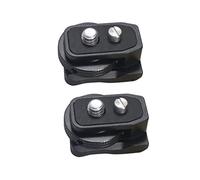 FEICHAO 2PCS Cold Shoe Seat Inch 1/4 Reinforced 360° Anti-Reverse Disc Fixed Anti-Falling Quick-Load Compatible with A7C XT4 Camera Cage Microphone Fill Light