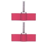 FEICHAO 2pcs M4 M5 M6 Handle Tight Lock Adjustable Wrench Screws Compatible with GoPro A7C SLR Camera Photography Accessory Connection (M4*17,Red)