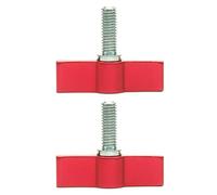 FEICHAO 2pcs M4 M5 M6 Handle Tight Lock Adjustable Wrench Screws Compatible with GoPro A7C SLR Camera Photography Accessory Connection (M6*17,Red)