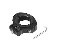FEICHAO 360° Anti-Reverse 1/4 Screw Handlebar Clamp Bar Tube Holder Compatible with GoPro Action Camera Accessories (Black Clamp)