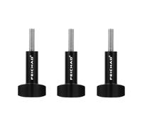 FEICHAO 3Pcs CNC Thumbscrew M5 Compatible with Gopro Hero 9 Hero 8 Hero 7 MAX All Series/ EK7000 4K and Other Cameras (2.09in / 53mm)