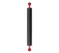 FEICHAO Diving D40mm 12/14inch Buoyancy 189/241g Dual 1inch Ball Head Arm Hand-Held Extension Bracket for Diving Photography Connecting Accessories (14inch,Red)