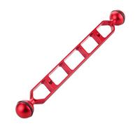 FEICHAO Light Arm 1 inch Double Ball Head 5"/7"/9"/11" Ultra Light Bracket Compatible with GoPro Sports Camera Accessories (11 inch,Red)