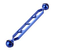 FEICHAO Light Arm 1 inch Double Ball Head 5"/7"/9"/11" Ultra Light Bracket Compatible with GoPro Sports Camera Accessories (9 inch,Blue)
