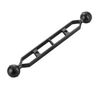 FEICHAO Light Arm 1 inch Double Ball Head 5"/7"/9"/11" Ultra Light Bracket Compatible with GoPro Sports Camera Accessories (9 inch,Black)