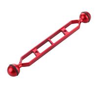 FEICHAO Light Arm 1 inch Double Ball Head 5"/7"/9"/11" Ultra Light Bracket Compatible with GoPro Sports Camera Accessories (9 inch,Red)
