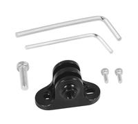 FEICHAO Tripod Adapter Mount 3-card Slot Fixed Base for Action Camera Connecting Accessories (1PCS,Black)