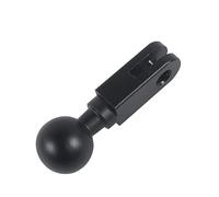 FEICHAO Two Card Slots 17mm Ball Camera Interface with 1/4" Hole Holder Compatible with GoPro Action Camera Photography Equipment Accessories