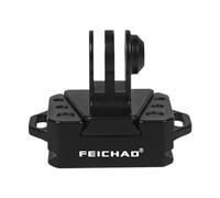 FEICHAO Universal Quick Release Plate V-Type Mount Adapter 38mm Dovetail Slot Compatible with Action Camera Tripod DSLR Gimbal Accessories (Type B Set 2)