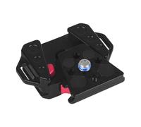 FEICHAO Universal Quick Release Plate V-Type Mount Adapter 38mm Dovetail Slot Compatible with Action Camera Tripod DSLR Gimbal Accessories (Type B Base Plate+V-Type)