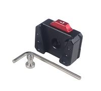 FEICHAO Universal Quick Release Plate V-Type Mount Adapter 38mm Dovetail Slot Compatible with Action Camera Tripod DSLR Gimbal Accessories (Quick Release Plate)