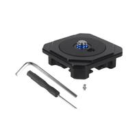 FEICHAO Upgraded Quick Release Plate Knob Locking Adapter Compatible with 38mm Mount for DSLR Monitor Gimbal Camera Accessory (Upper Cover Plate)