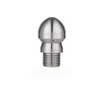 FEICHUAN 1/2 Male Thread Stainless Steel Drain Cleaning Nozzle Sewer Jetter Nozzle High Pressure Washer Drain Sewer Cleaning Nozzle (Color : 1 Front 6 Back)