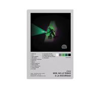 Feid Mor, No Le Temas A La Oscuridad Poster; Room Aesthetics, Canvas Oil Painting, Album/movie Poster Hanging Picture