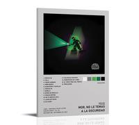 Feid Mor, No Le Temas A La Oscuridad Poster; Room Aesthetics, Canvas Oil Painting, Album/movie Poster Hanging Picture