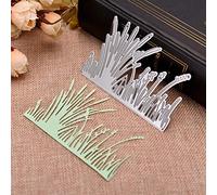 FEIDA Die Cuts,Grass Shape Metal Cutting Dies for DIY Embossing Scrapbook Paper Cards Craft Stencil - Silver