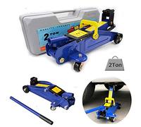 Feidak Heavy Duty 2Ton Car Jack Trolley Jack for Car Van Garage Workshop Low Profile Hydraulic Floor Jack Lifting from 135-320mm with Carry Case, 3 Years Warranty