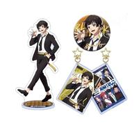 FEIDIAO BLUEs LOCK Goods 3pcs Set Isagi Yoichi Figure Badges Chigiri Hyoma Keychain Pendant Bachira Meguru Acrylic Stand for Fans (F)