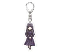 FEIDIAO SAKAMOTO Keychain Anime Character Sakamoto Taro Acrylic Pendant Keyring Shaotang Ru, Sakamoto Hana Figure Key Bag Pendant Accessories (E)