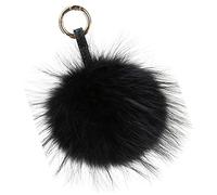 feifanshop Large Puffy Ball Keychain Pom Pom Keyring Car Bag Charm Phone Decoration