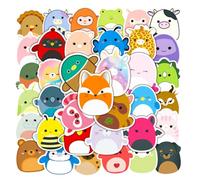 Feifei’S Bow 50pcs Princess Aven Superheros Toy Story Kids Stickers Luggage Laptop Skateboard Waterproof Party Bag Fillers Waterbottle Decal Graffiti Patches (Squishmallow)
