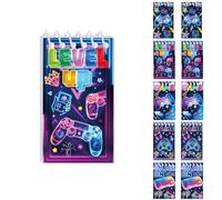 FEIFEI'S BOW 10 Pack Pocket Notebook Small Spiral 10 * 6CM Mini Notepad Princess Kids Colorful Memo Bulk Wired Lined for School Office Supplies Birthday Party Bag Fillers (Recreational Machines 10)