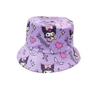 FEIFEI'S BOW Kids Bucket Princess Sun Hat 4-12 Years Girls Boys Sports Outdoor Anti UV Lightweight Summer Beach Cool Wide Brim Protection (UK, Age, 4 Years, 12 Years, Purple)